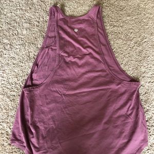 EUC Lululemon size 12 muscle tank pink/purple